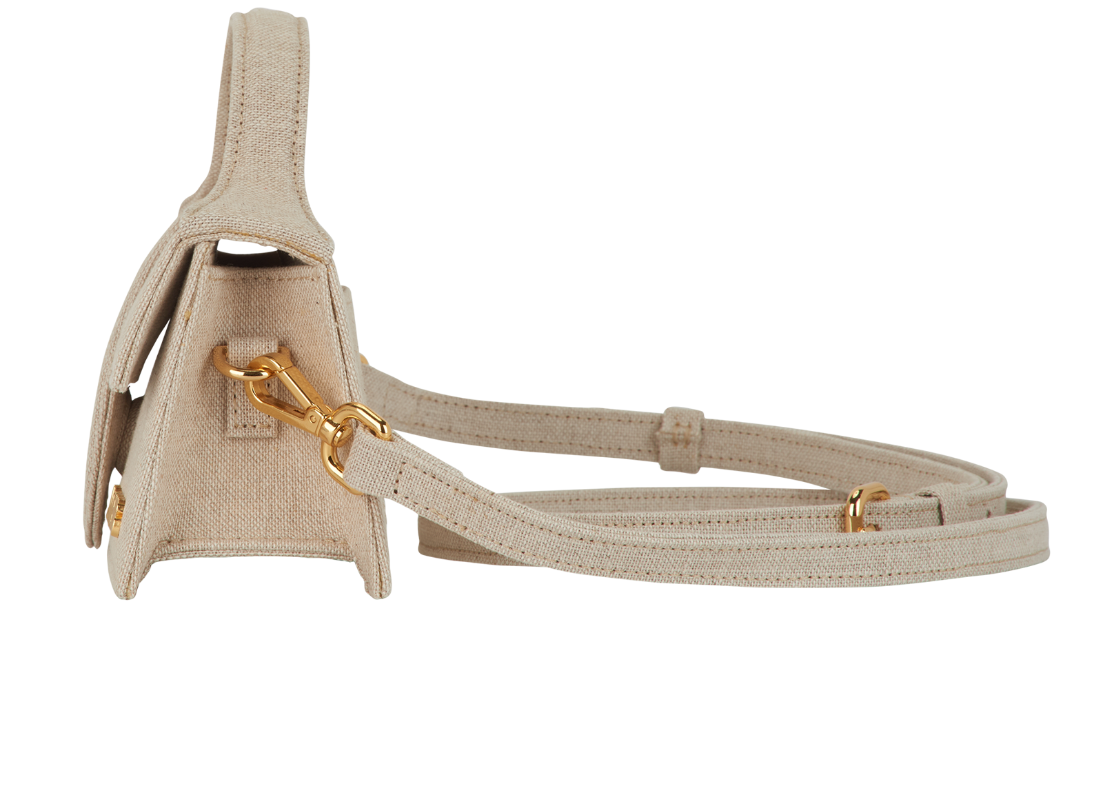 Mini Le Bambino, &pound;290, Handbags, Beige, Canvas, Bottom view